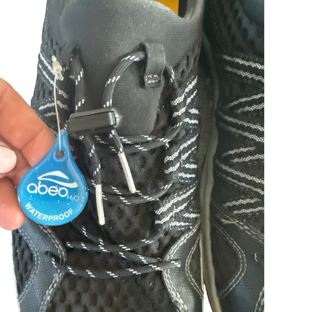Abeo Erik EM1800 Sneakers Mens 10N Narrow Black Waterproof B.I.O.system Mesh - Picture 4 of 10